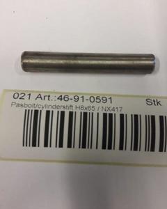 Pasbolt/cylindrical pin H8x65 / NX417